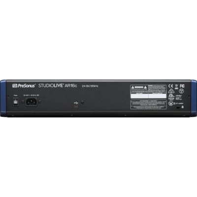 PreSonus StudioLive AR16c USB-C 18-Channel Hybrid Performance and Recording Mixer (Demo Unit) image 4