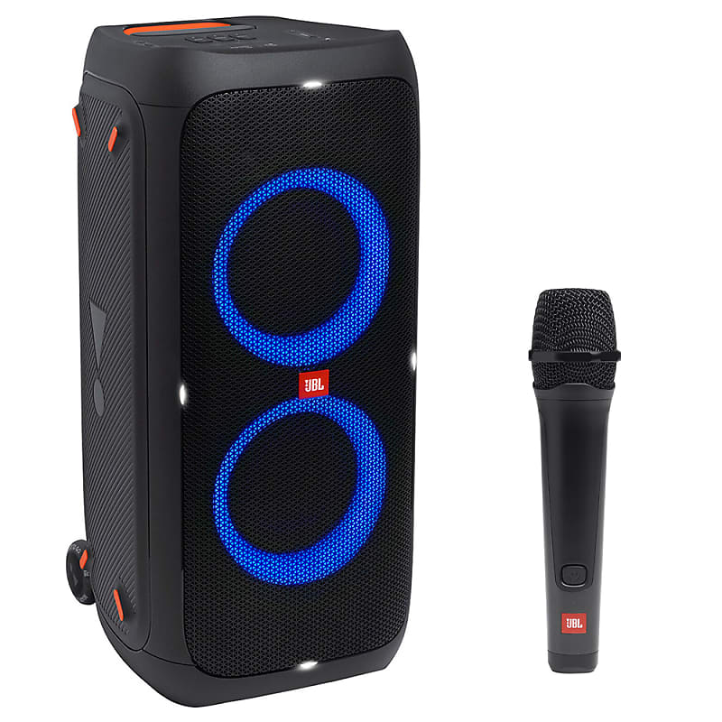 JBL PartyBox 310 Portable Bluetooth Speaker with Party Lights Bundle with  JBL Wired Dynamic Vocal Mic
