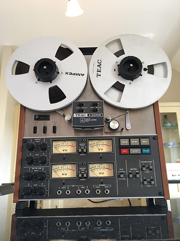 TEAC A-3340S Reel to Reel Tape Deck/Recorder Serviced and working
