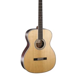 Cort Luce Series L-500 OM Acoustic Guitar, Natural Glossy image 1