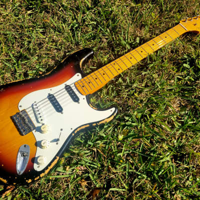 MJT Stratocaster Relic Body - MIM 50's Fender Classic Lacquered Maple Neck image 1