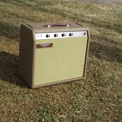 Carl's Custom Amps Classic 62 Brown 15W Brownface Princeton Style 1x10 version image 3