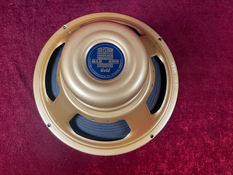 Celestion 12" 50W Gold G12 Alnico Guitar Speaker 8 Ohm (Stock Reverb