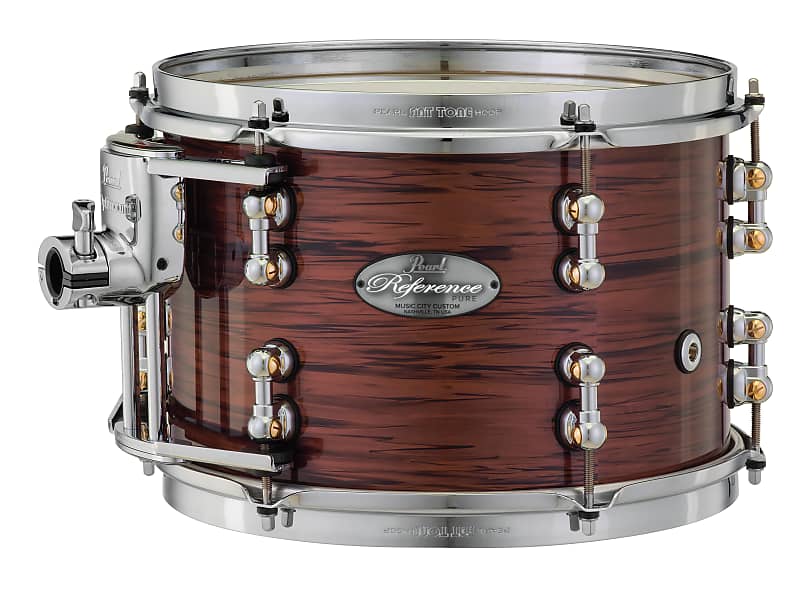 Pearl Music City Custom 10"x8" Masters Maple Reserve Series Tom w/optimount BRONZE OYSTER MRV1008T/C415 image 1