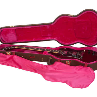 Gator Cases GW-SG-BROWN Gibson SG Guitar Deluxe Wood Case - Brown - Open Box image 10