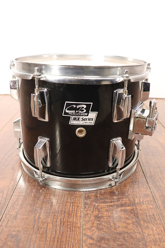 CB Percussion 8x10 MX Series Tom Drum Black Wrap | Reverb