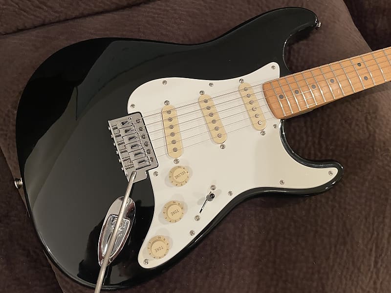 Fender Stratocaster mid 90’s - Black | Reverb