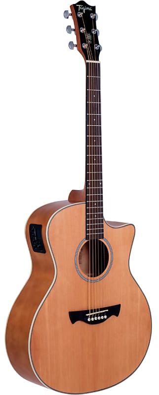 Tagima - TW-29NS - Medium Acoustic Electric Guitar Cutaway - Gloss Natural Satin image 1