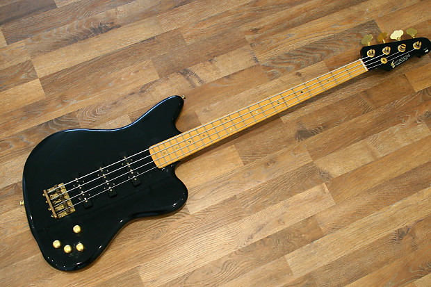 人気定番 by Edwards ESP Reverb | Gold & Black Bass Jaguar HEJ-95 エレキベース