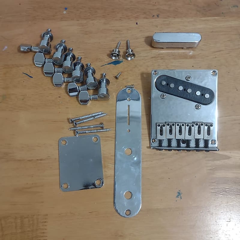 Squier Telecaster Bridge Tuners Control Plate With Alnico Reverb