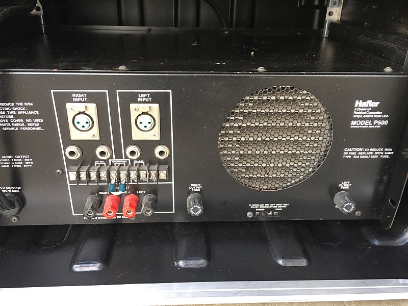 Hafler P500 amplifier (255 watts stereo/800 watts mono) | Reverb