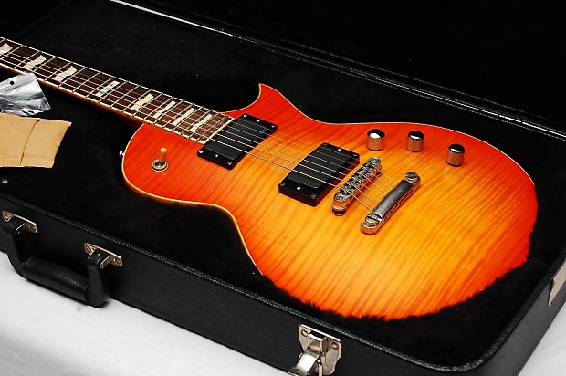 ESP Eclipse II Made in Japan Sunburst Flame Top