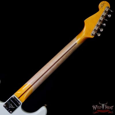 Fender Custom Shop 1956 Stratocaster Hand-Wound Master Design Bone Tone Pickups Journeyman Relic Super Faded Aged Sonic Blue image 5