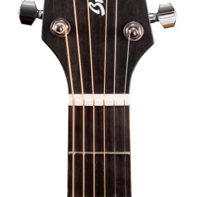Breedlove Pursuit Exotic S Companion Tigers Eye CE Acoustic Electric Guitar Myrtlewood-Myrtlewood image 8