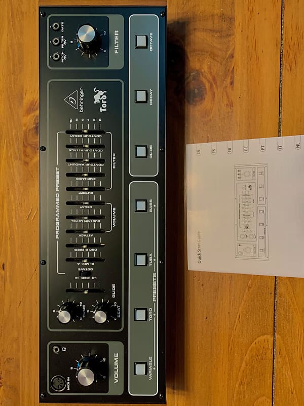 Behringer TORO Analog Bass Synthesizer 2023 Black Reverb