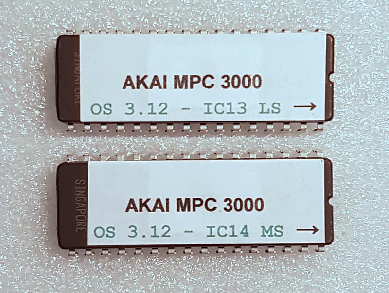 Akai MPC3000 OS 3.12 EPROM Firmware Upgrade KIT image 1