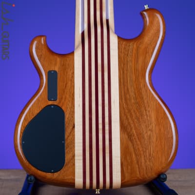 2000 Alembic Spoiler 7-String Bass Lined Fretless Natural image 10