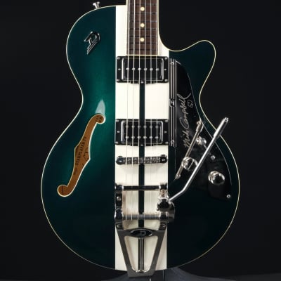 Duesenberg Alliance Mike Campbell 40th Anniversary Electric-Guitar - Catalina Green image 1