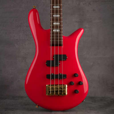 Spector Euro4 Classic Bass Guitar - Solid Red - #21NB16614 - Display Model image 1