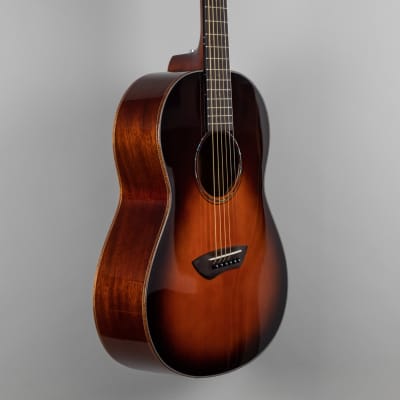Yamaha CSF3M Parlor Acoustic/Electric Guitar in Tobacco Sunburst image 3