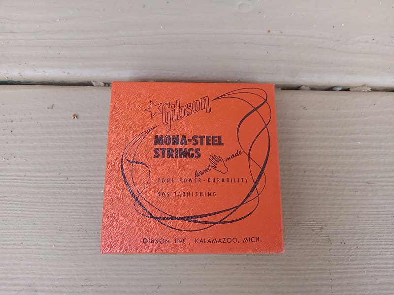 Vintage 1950's Gibson Mona-Steel String Box w/ Packets! Rare, Original Case Candy! image 1