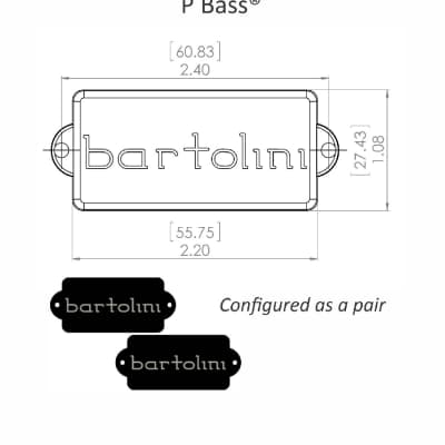 Bartolini 8SU Vintage Precision Bass Single Coil pickup image 4
