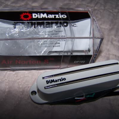 DiMarzio Air Norton S DP180 2021 white w/ NICKEL rails EXC