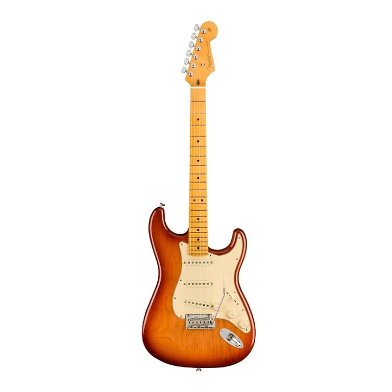 Fender American Professional II Stratocaster 6-String Electric Guitar (Right-Hand, Sienna Sunburst) image 1