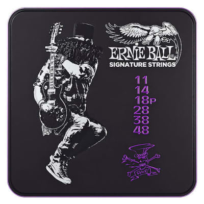 Ernie Ball Electric Guitar Strings - Slash Signature Series 3 Pack In Collectors Tin image 5