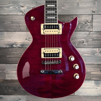 Tagima MIRACH-FL Electric Guitar - Transparent Red for sale