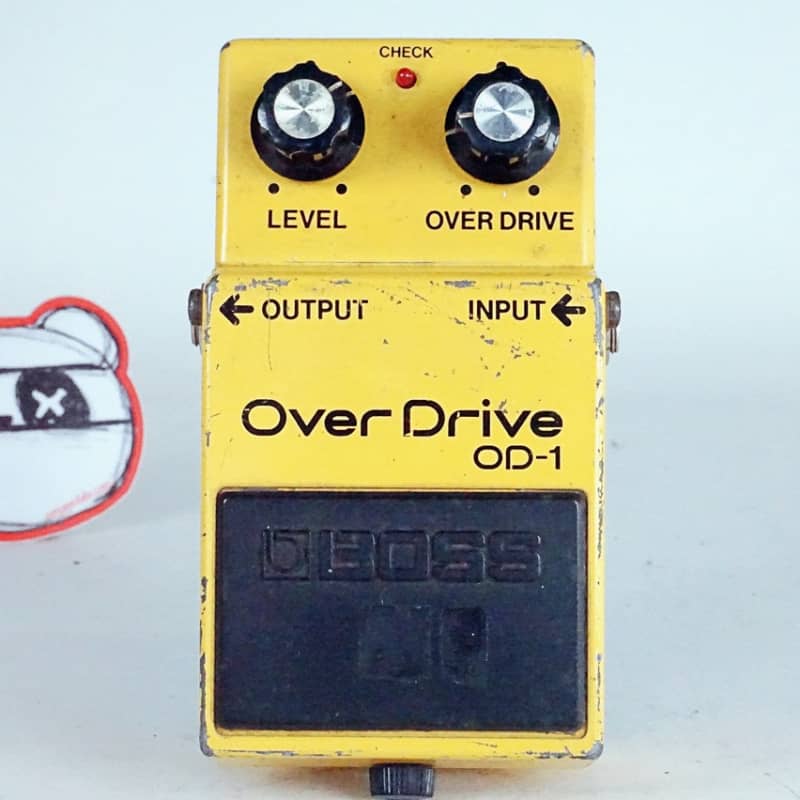 BOSS OD-1 OverDrive 1979 RC3403ADB Silver Screw | Reverb