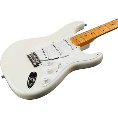 Fender Custom Shop Jimmie Vaughan Signature Stratocaster Electric Guitar Aged Olympic White image 5