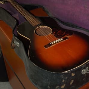 1938 Montgomery Wards Carson J Robison Cowboy Guitar Sunburst image 10