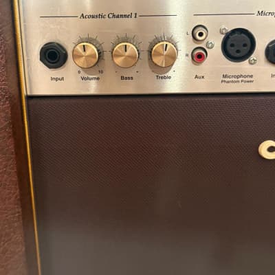 Marshall Acoustic Soloist AS50D 2-Channel 50-Watt 2x8" Acoustic Guitar Combo 2007 - Present - Brown image 6