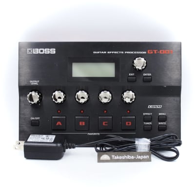 Reverb.com listing, price, conditions, and images for boss-gt-001-guitar-effects-processor