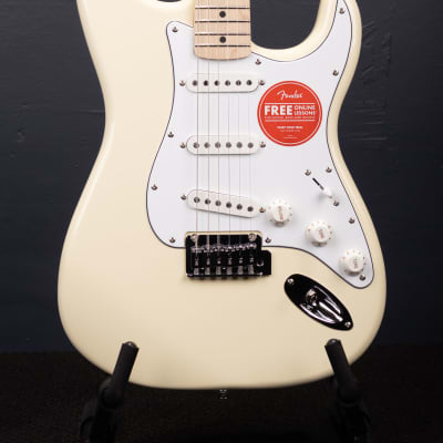 Squier Affinity Series Stratocaster Electric Guitar - Olympic White image 1