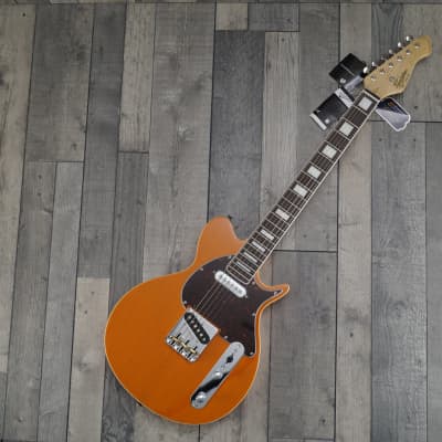 Revelation TTX DB Electric Guitar, Trans Orange image 1