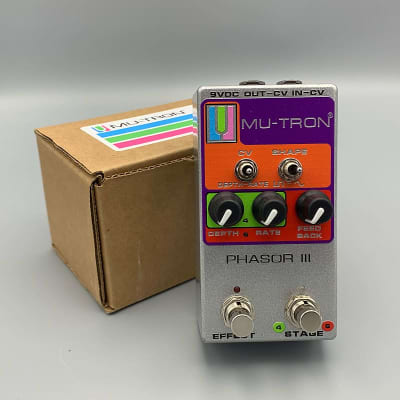 ギター MU-TRON Phasor III Mu-Tron Phasor III Silver – Motor City Guitar