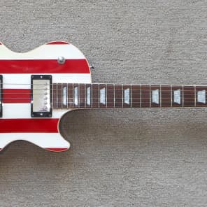 2001 Gibson Les Paul Stars & Stripes Red White Blue American Flag Electric Guitar & Case #17 image 2