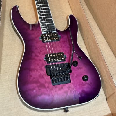 Jackson Pro Plus Series Dinky DKAQ Purple Electric Guitar image 6