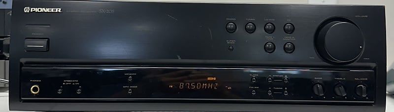 Pioneer Stereo SX-205 Receiver  			