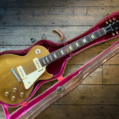 1954 Gibson Les Paul Gold Top with the original hard shell case image 22