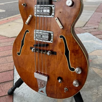 Gretsch 6073 Semi Hollow 4-String Bass Guitar | 1968 for sale