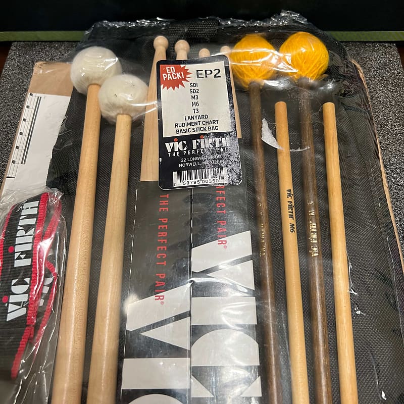 Vic Firth EP2 Educational Percussion Stick/Mallet Kit Reverb