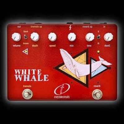 Crazy Tube Circuits White Whale Tremolo Guitar Effect Pedal image 1