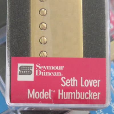 Seymour Duncan Seth Lover Humbucker Bridge Pickup Gold SH-55b image 1