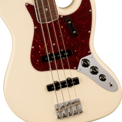 Fender American Vintage II 1966 Jazz Bass, Rosewood Fingerboard, Olympic White image 2