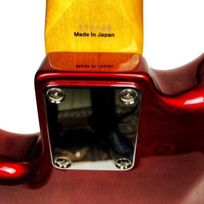 Tokai (Made in Japan) TJB Jazz Sound Bass Guitar 171145 Candy Apple Red image 11