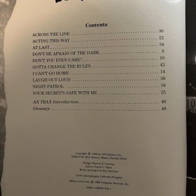Robert Cray Band - Don't Be Afraid of the Dark - Guitar Tab / Tablature Book image 3