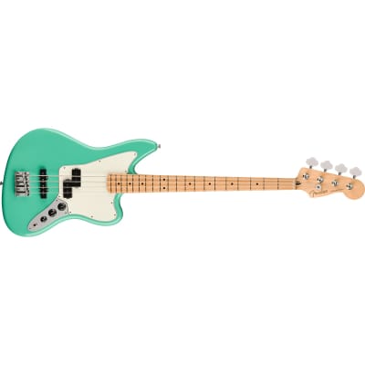 Fender Player Jaguar Bass Guitar MN Sea Foam Green - MIM 0149302573 image 1